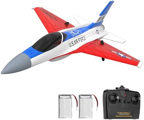 volantexrc RC Plane, 3 Channel Remote Control Plane for Beginners & Adults | Spitfire Fighter RTF, 6-Axis Gyro, 2.4GHz Radio Controlled Aircraft, Easy to Fly
