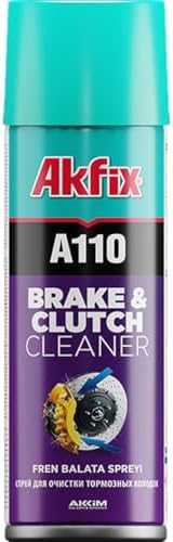 Akfix A110 Brake Parts Cleaner - Non-Chlorinated Strong Dust and Rust Remover, Brake Cleaner Spray Can, Super Clean Metal Degreaser