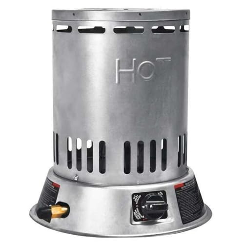 Portable Gas Floor Heater, Liquid Propane, Matchless Piezo, 15,000 to 25,000 BtuH, 11 11/16 in L - 1 Each