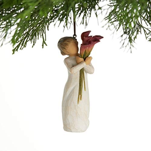 Willow Tree Abundance Hanging Ornament, Sculpted Hand-Painted Figure | Cast from a Susan Lordi Original Carving, Meaningful Gift for Any Occasion, Ready to Hang, Collectible Resin Keepsake