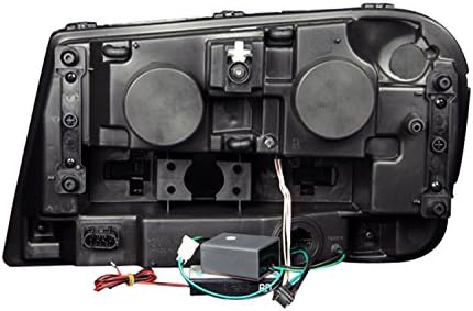 Anzo USA 111127 Chevrolet Trailblazer Black Projectors w/Halos Headlight Assembly - (Sold in Pairs)