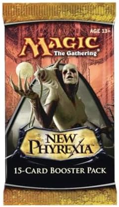 1 (0ne) Pack of Magic the Gathering: MTG New Phyrexia Booster Pack (15 Cards/Pack)