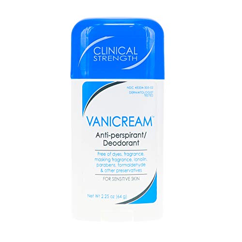 Vanicream Anti-Perspirant - Deodorant Clinical Strength For Sensitive Skin, 2.25 Oz Pack of 3