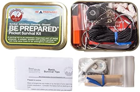 Be Prepared® Pocket Survival Kit PSK Holder not Included