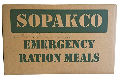 6/2021 Pack Date - 6/2026 expiration MREs with 16 MREs-Reduced Sodium Food Rations-Meals Ready To Eat-2021 Manufacture Date