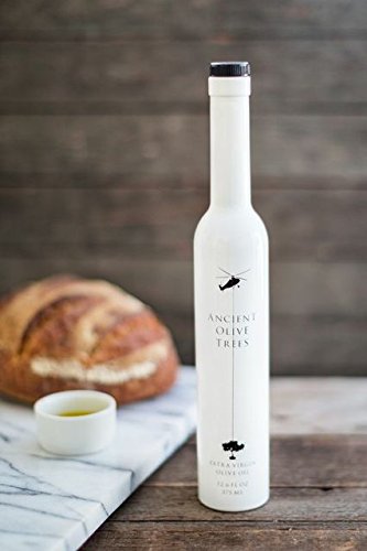 ANCIENT OLIVE TREES - Extra Virgin California Olive Oil | Pressed from Arbosana & Arbequina Olives | Hydroxytyrosol & Polyphenol Rich Olive Oil | EVOO Great for Dipping & Cooking | 12.6 FL. OZ. | 1 CT
