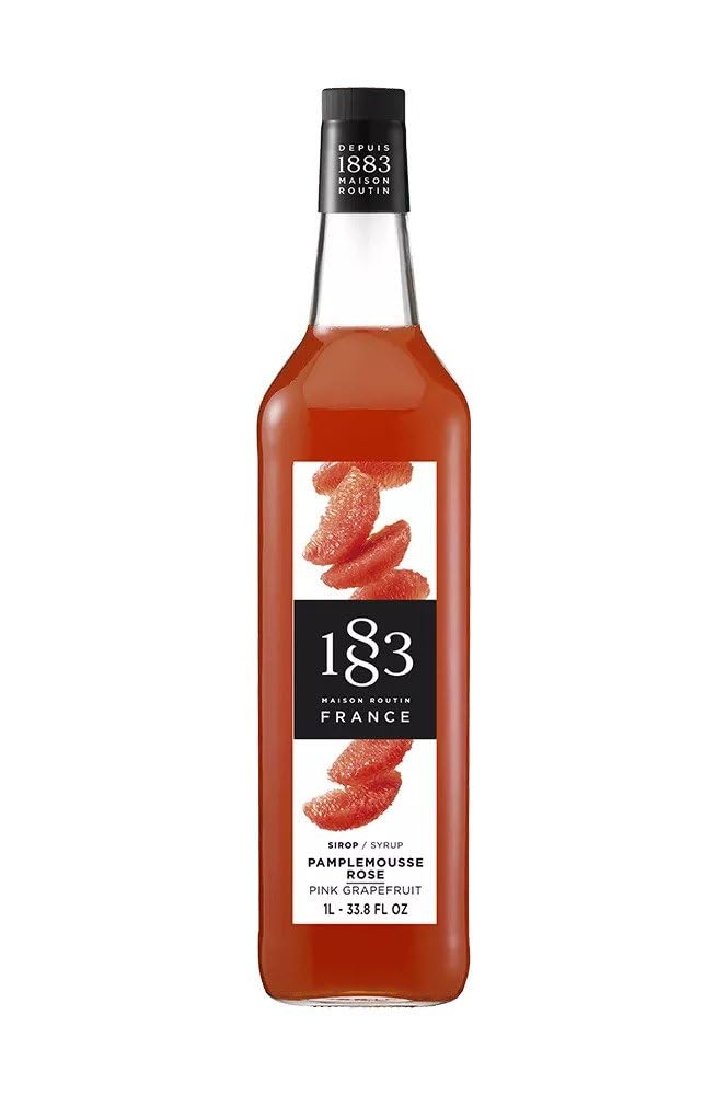 1883 Maple Syrup for Drinks, Made in France, 1 Liter Glass Bottle