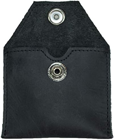 Hide & Drink, Rustic Leather Tampon Case, Condom Holder Pouch, Secret Stash Handmade :: Bourbon Brown