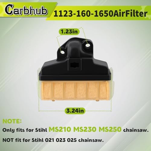 Carbhub Carburetor for Stihl 021 023 025 MS210 MS230 MS250 Chainsaw Carb with 1123 160 1650 Air Filter Ignition Coil Fuel Line Tune Up Kit Replace