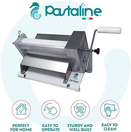 Manual Dough Sheeter Machine - Sfogliafacile Manual Pasta Maker for Icing, Marzipan