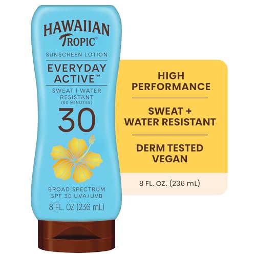 Hawaiian Tropic Everyday Active SPF 50 Sunscreen Lotion, 8 Fl Oz