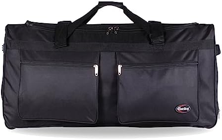36" Rolling Duffle Bag Travel Wheeled Luggage Suitcase