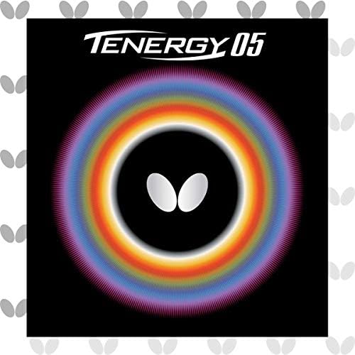 Butterfly Tenergy 05 Table Tennis Rubber | 1.7, 1.9, or 2.1 mm | Red or Black | 1 Sheet | Professional Table Tennis Rubber