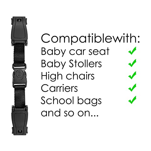 G Ganen Universal Child Chest Harness Clip Anti-Slip Baby Chest Clip Guard Compatible with Seats, Strollers, High Chairs, schoolbags