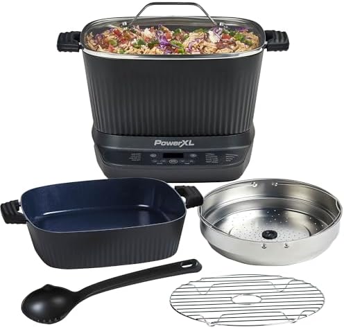 STIRMAX PLUS 7.5QT Digital Multi-Cooker with Auto Stir | 9-in-1 multicooker with automatic stirring, sauté, sear and 7.5QT family-size capacity.