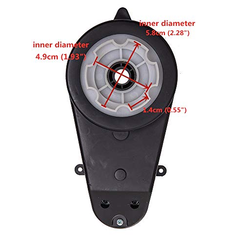 weelye 12V550 40000RPM Gearbox with High Torque 12V DC Motor for Kids Ride on Car SUV Parts