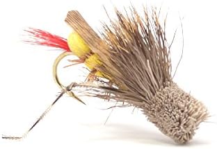 The Fly Fishing Place Grasshopper Dry Flies - 4 Best Hopper Patterns (1 Dozen)