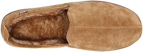 Lamo Men's Romeo Slip-on Shoe, Suede, Chestnut
