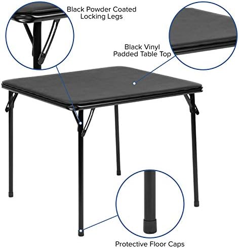 EMMA + OLIVER Blue Kids Folding Table