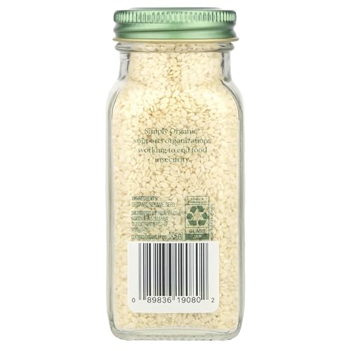 Simply Organic Organic Whole Sesame Seeds, 2.8 Ounce