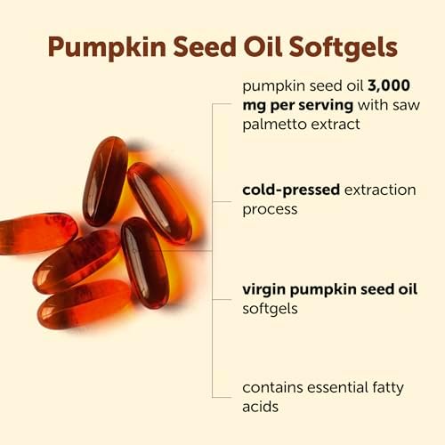 Micro Ingredients Pumpkin Seed Oil with Saw Palmetto, 300 Softgels | Cold Pressed, Pure Virgin Oil with Essential Fatty Acids & Phytosterols. For Men & Women. Non-GMO, Gluten Free.
