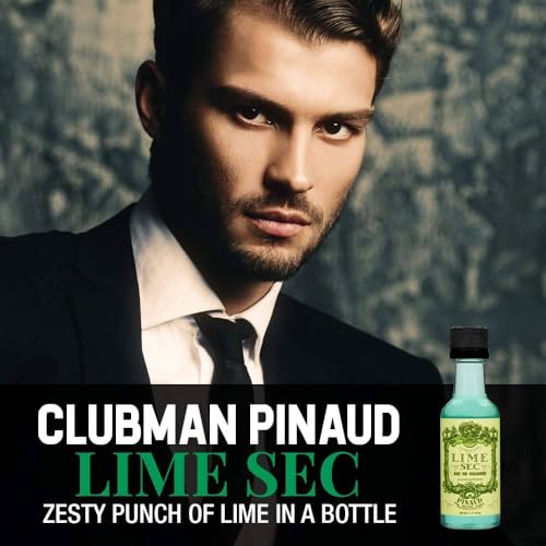 Clubman Lime Sec After Shave Lotion, Cools And Refreshes Skin After Shaving, All Day Fragrance 1.7 fl oz