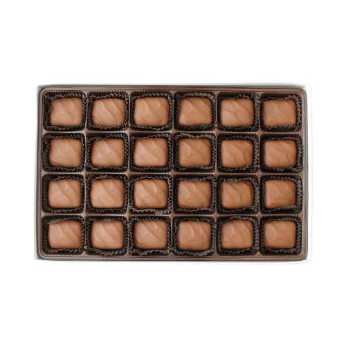 Vermont Nut Free Chocolates Boxed Chocolate Caramels (Assorted Chocolate) 12-Piece, Nut-Free, Egg-Free, Kosher