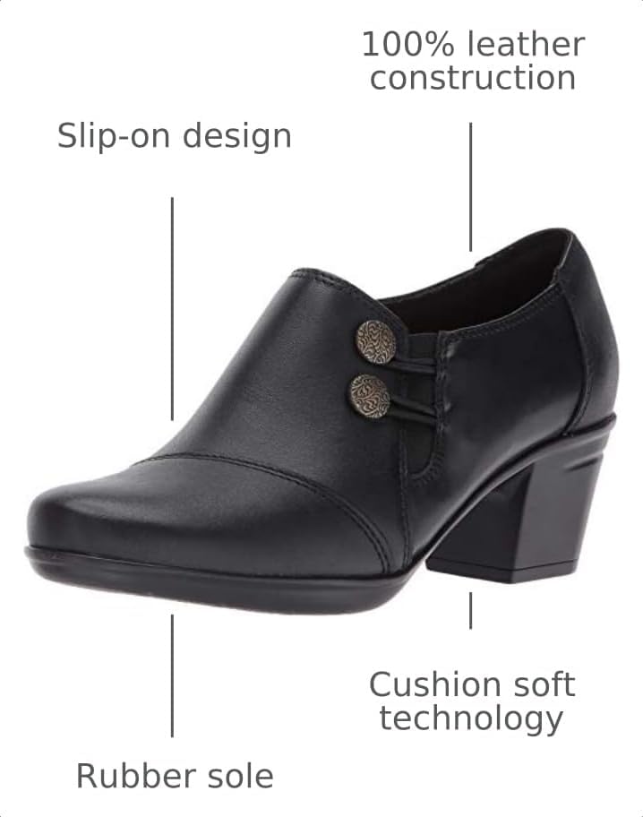 Clarks Women's Emslie Warren Zipper Ankle Boot