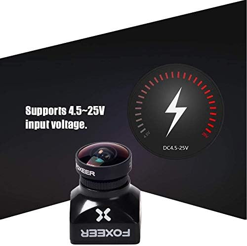 FOXEER FPV Camera Razer Mini V3 1200TVL 1/3" CMOS Sensor 2.1mm Lens 4:3 PAL/NTSC Switchable OSD Board Support Ultra Light Nano FPV Camera for RC FPV