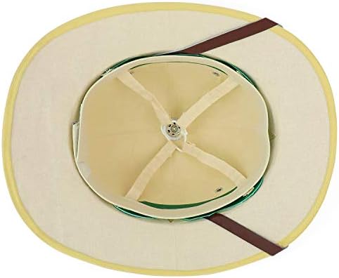 Armycrew Indian Style 100% Genuine Safari Pith Helmet Hat