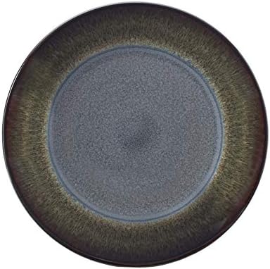 Pfaltzgraff 5237442 Monroe 16-Piece Porcelain Dinnerware Set, Dark Gray (Pack of 16)