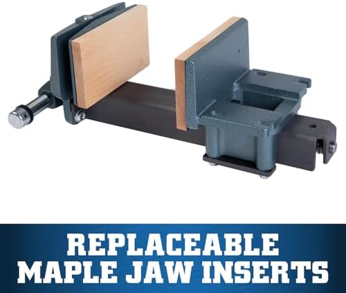 Wilton Woodworking Vise, 4" x 7" Jaw, 10" Max Jaw Opening, Rapid-Action (Model 78A)