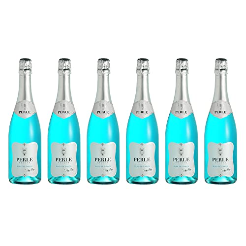 Pierre Chavin Perle Blanc Alcohol-Free 0.0% Sparkling White Wine Alternative From France, Low Calorie, Halal Certified, Vegan, and No Sulphites 750ml