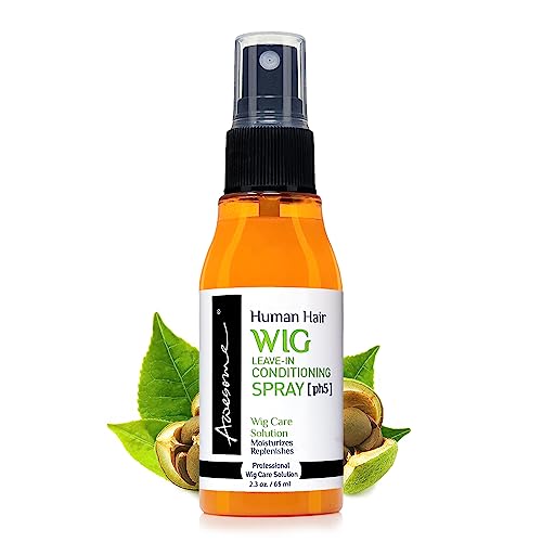 Awesome Human Hair Wig Leave in Conditioner Spray, pH5, Detangler & Easy Combing I Promoting Silkiness