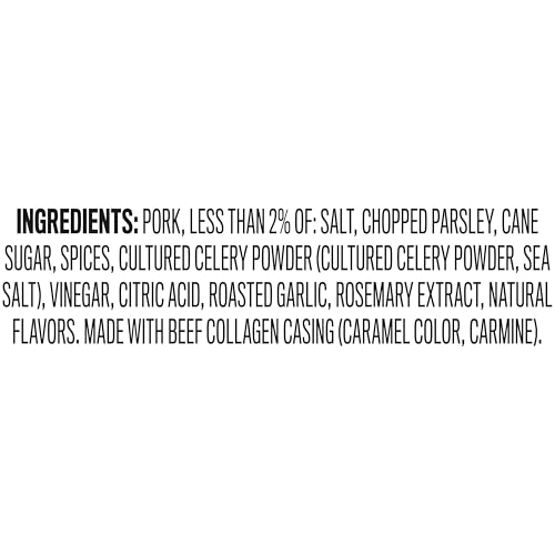 Duke's Pork Original Smoked Shorty Sausages, 7g Protein Per Serving, 4 oz. (Pack of 8)