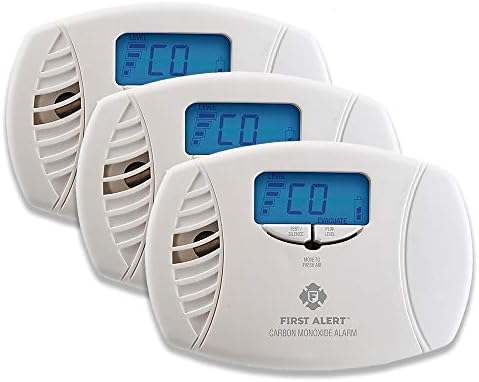 First Alert Plug in Carbon Monoxide Alarm with Digital Display | CO615, AA Battery Backup