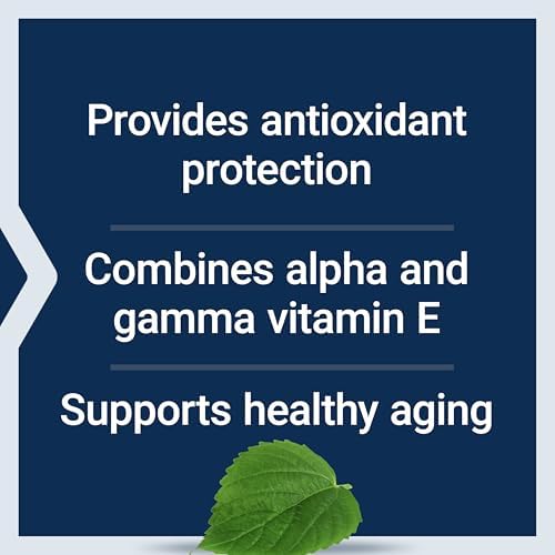 Life Extension Gamma E Mixed Tocopherols, Healthy Aging, Vitamin E Supplement, Enhanced with Sesame lignans, Gluten-Free, Non-GMO