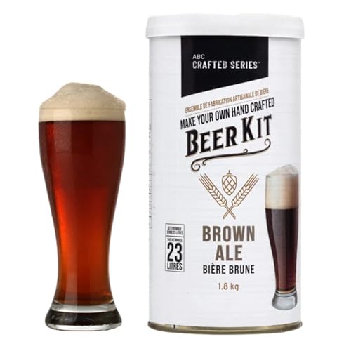 ABC Crafted Series Beer Making Kit | Brown Ale | Yields 40 Pints | Can