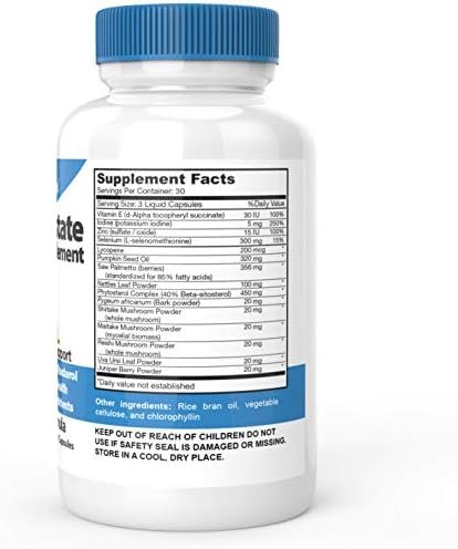 DrFormulas Super Prostate Supplement | Best Prostate Support with Saw Palmetto Extract, Beta Sitosterol, Pumpkin Seed Oil Now, 90 Vegetarian Capsules