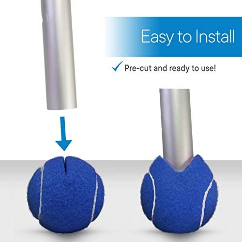 RMS Walker Glide Balls with Precut Opening, Fit Most Walkers | Easy Installation, Fit Most Walkers