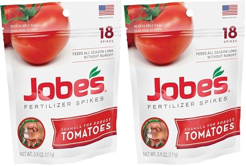 Jobe’s Garden Fertilizer Spikes, Organic Fertilizer for Azaleas, Camellias, Rhododendrons, and Other Acid Loving Plants, 10 Count