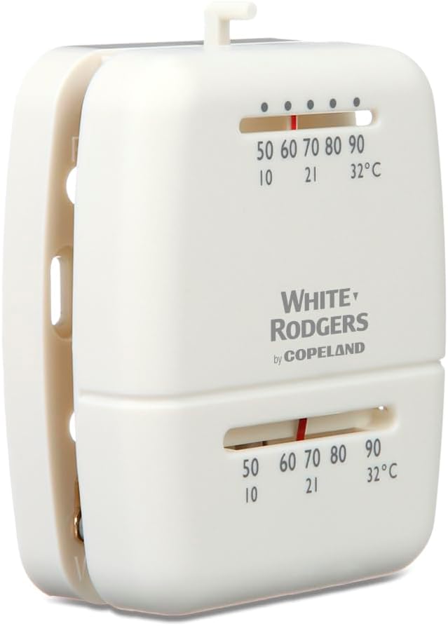 White-Rodgers Snap Action Thermostat, Cool Only, 1C21-101