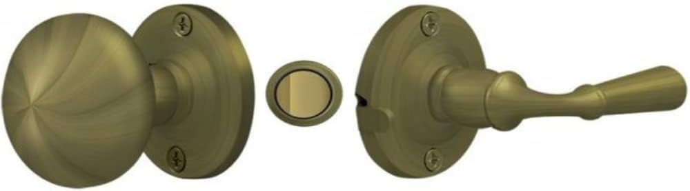 Deltana SDL980U19 Storm Door Latch with A Round Rose 7/8-Inch to 1-3/8-Inch Door Thickness