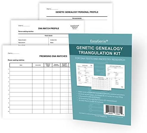 DNA Triangulation Kit for Genealogy | Match & Ancestor Forms