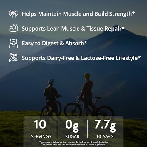 MRM Nutrition Egg White Protein - 23g Fat-Free Protein - 20 Servings | Free of Dairy & Gluten, Sugar Free Vanilla Flavored Powder, With Digestive Enzymes, and Soy, High Biological Value