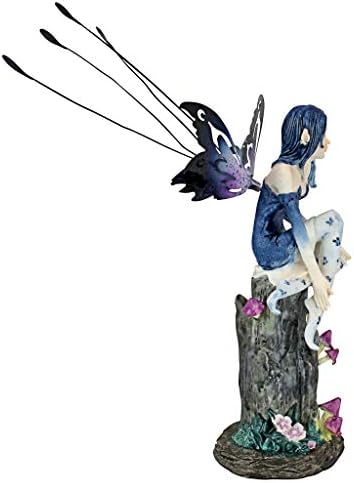 Design Toscano QS232725 Sapphire, The Pepperwand Fairy Statue,full color