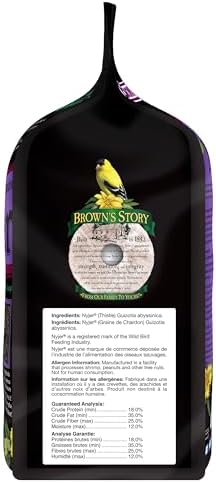 F.M. Brown's Song Blend Nyjer Thistle Seed for Pets, 5-Pound