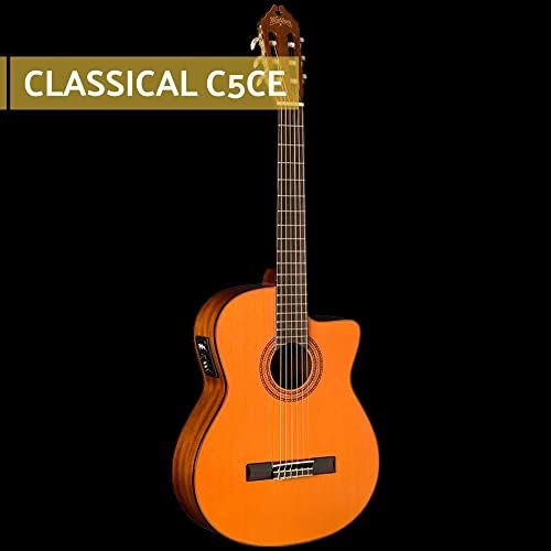 Washburn Classical C5CE Cutaway , Acoustic Electric Guitar | Nylon strings; Spruce top; Classical body; Onboard electronics