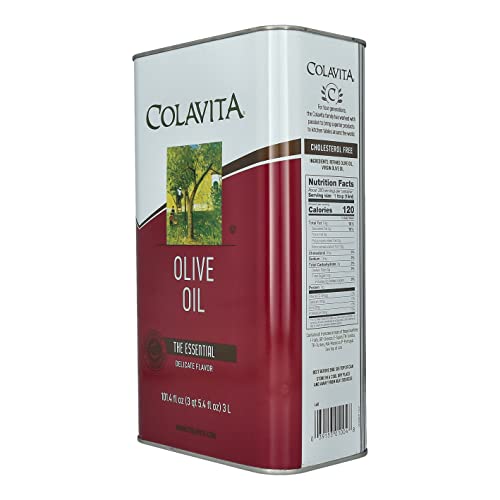 Colavita Light and Buttery Olive Oil in Tin, 101.4 Fl Oz