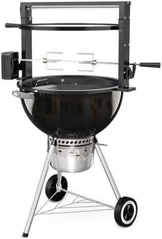 Santa-maria Style Grill Rotisserie System for Weber 22" Kettle Grills